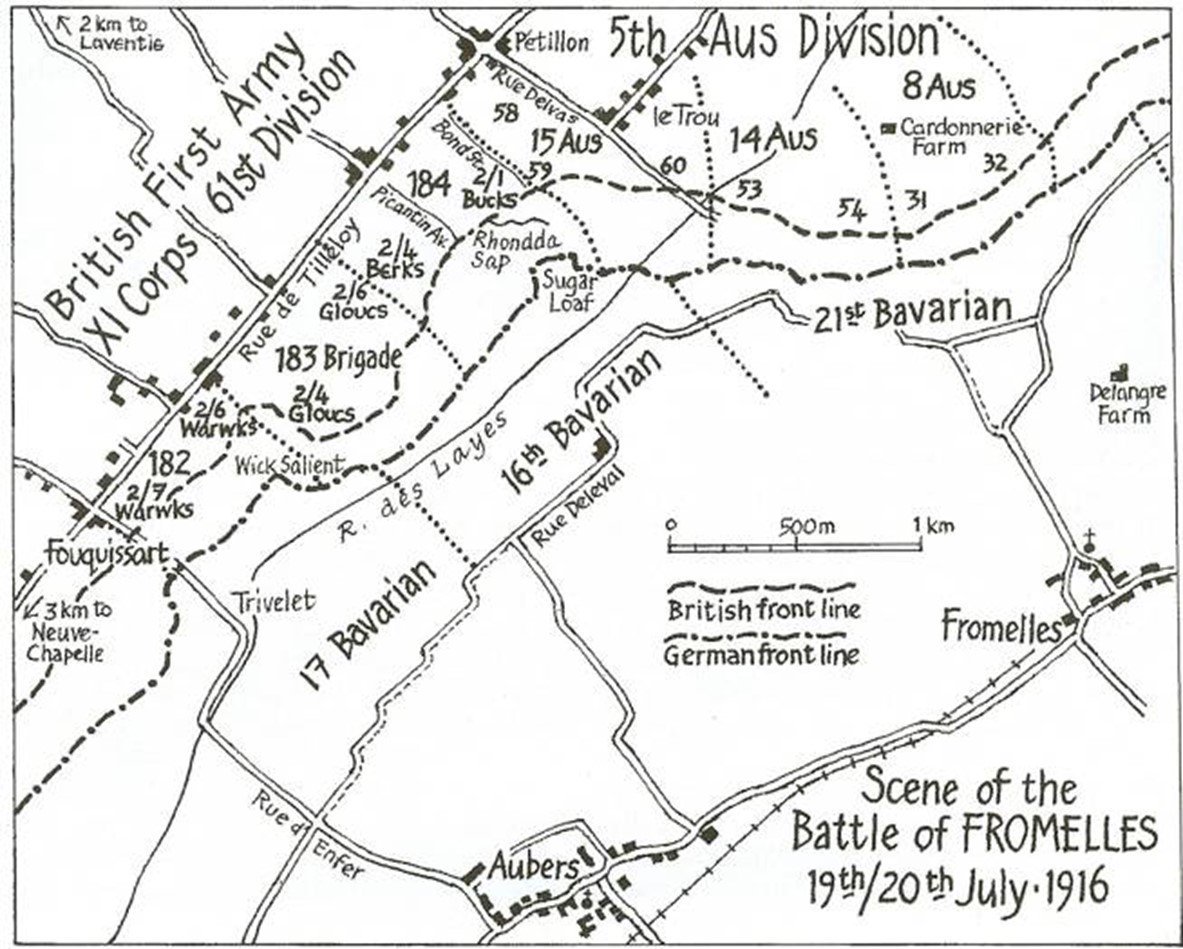 The Battle of Fromelles - Order of Battle for British and German forces.jpg